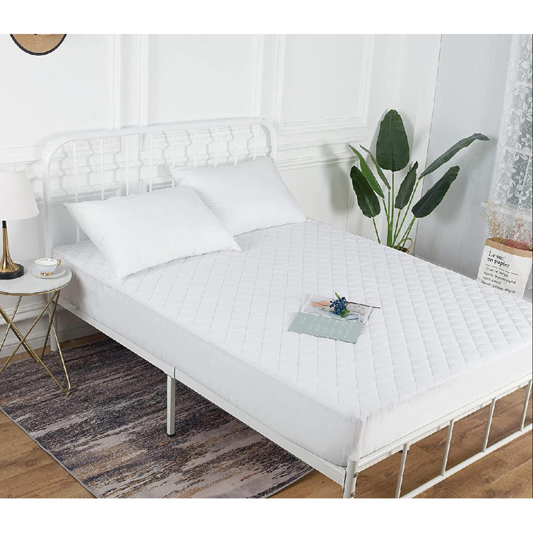 Latitude Run® Waterproof Fitted Mattress Protector Wayfair